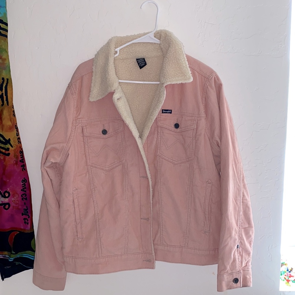 sherpa lined corduroy jacket